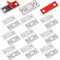 Magnetic Door Catch Jiayi 10 Pack Ultra Thin Cabinet Door Magnets Cupboard Magnetic Catches and Latches Stainless Steel Furniture Magnetic Cabinet Catch for Kitchen Closet Cupboard Closure