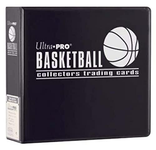 Black Ultra Pro 3 Inch D Ring Basketball Collectors Album 3 Wide Card Storage Binder Portfolio Album