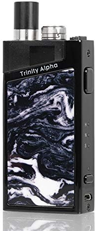 Original SMOK Trinity Alpha 30W AIO all-in-one Kit 2.8ml - 1000mAh Batterie/Top füllen/Eingebauter Verdampfer Enthält Kein Nikotin (Helles Schwarz)