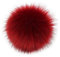 Tonsee 12 Stücke Flauschigen Plüsch Strickmützen Zubehör,1Stücke Pom Pom Ball mit Druckknopf für Stricken Hüte Zubehör Bommelmütze Schlüsselanhänger Bommel 10cm (H)