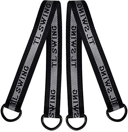 Vbestlife 2Pcs Tree Swing Straps Hanging Kit, Heavy Duty 220lb Capacity 45cm Horizontal Bar Connecting Belt for Tree Swing Hammocks
