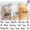 BS 10 x Custom Personalised Home Organisation Name Labels Stickers | PANTRY JARS | BINS | BOTTLES | CONTAINERS | BOXES | Custom Edit | Hinch | Many Sizes | 24 Colours | Upto 14 characters