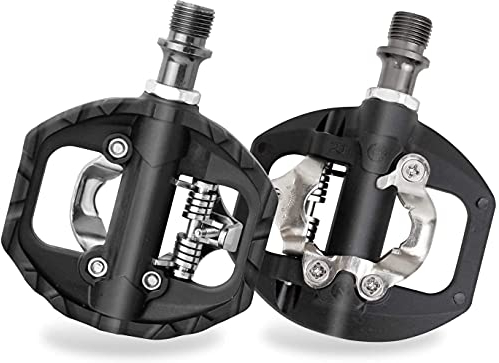 GORIX-Juego de Tacos para Pedales de Bicicleta, Pedal de fijación Plana de un Lado, Bicicleta de montaña y de Carretera (GX-PM811 (edición Global))
