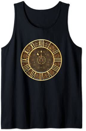 Steampunk Retro Vintage Rusty Art Deco Uhr Tank Top