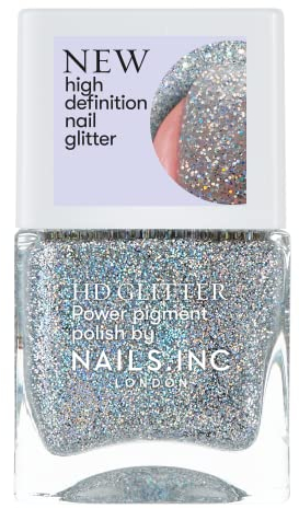 Nails.INC HD Glitter Ring Light Ready Nagelpolitur