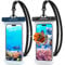 UNBREAKcable Waterproof Phone Pouch, 2-Pack IPX8 Waterproof Phone Case Dry Bag for Swimming Snorkelling, Underwater Phone Case for iPhone 16 15 14 13 12 Pro Max Samsung S25 S24 S23 Ultra S22 up to 7