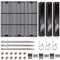 Adviace Grillteile für Char Griller 5050 5650 2121 3001 5072 2123 2828 3030 King Griller 3008 5252 Gusseisen Grillroste Heizplatten Brenner Zünder für Chargriller Ersatzteile