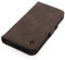 PORTER RILEY - Leather Case Compatible with iPhone 15 Pro Max. Premium Genuine Leather Stand/Cover/Wallet/Flip Case with Card Slots & Horizontal Stand (Chocolate Brown)