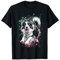 MyAnimal - Ihr Lieblingstier Wear: Süßer Border Collie im bunten Ink-Splash Design T-Shirt für Hundehalter und Tierliebhaber - Unisex Erwachsene, Schwarz, S, Kurzarm, V-Ausschnitt, Kunststoff