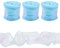 Beadthoven Schillerndes Polyesterband, 60 mm, glitzernd, durchscheinendes Chiffonband, schimmerndes Organzaband für Blumensträuße, Verpackungen, Schleifen, Kränze, Dekoration, Basteln, Himmelblau, 3