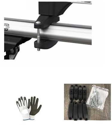 Compatible avec Tesla Model S KIT DE Montage pour Porte-Ski MENABÒ Iceberg 4 KIT DE Support pour Porte-Ski 000084700000 Fixation du Support Taille Max 30X60