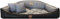 Dogs4Life Waschbar Orthopädisches Hundebett Hundekissen Hundesofa Hundekorb für Kleine Mittelgroße Grosse Hunde S - XXL Personalisiert mit Namen (S, Grau)