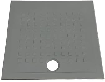 Duschtasse 80 x 80 cm, rechteckig, synthetischer Marmor