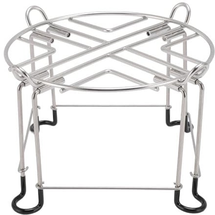 Stainless Steel Countertop Stand, Water Filter Stand 9in Diameter Detachable 6in Tall Anti Slip for Medium Gravity Water Filter System
