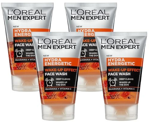 L'Oreal Paris Men Expert Hydra Energetic Wash, 100ml (Pack of 4)