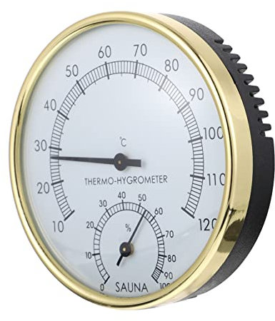 Parliky Digitales Hygrometer-thermometer Für Die Sauna Hygrometer-thermometer Für Den Innenbereich Mit Dampfbad-sauna-thermometer Und Feuchtigkeitsmesser