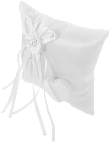 Luxshiny 1 Stück Eheringkissen Eheringträgerkissen Weißes Ringkissen Bettkissen Hochzeitskeramik Ringkissen Für Eheringträgerantrag Zeremonie Party