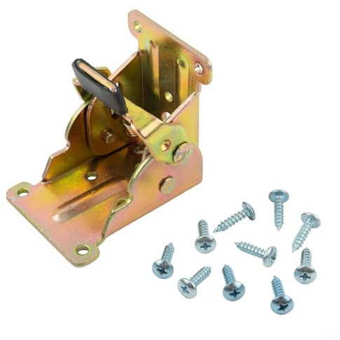 Kompakte Klappscharnierhalterungen für Tischverlängerungen, zuverlässige Metallkonstruktion (Gold)