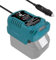 FiTspi Mini Car Charger for Makita 18V LXT Battery BL1815 BL1820 BL1830 BL1830B BL1840 BL1850 BL1850B BL1860, Portable Car Cigarette Lighter Plug With LED Indicator