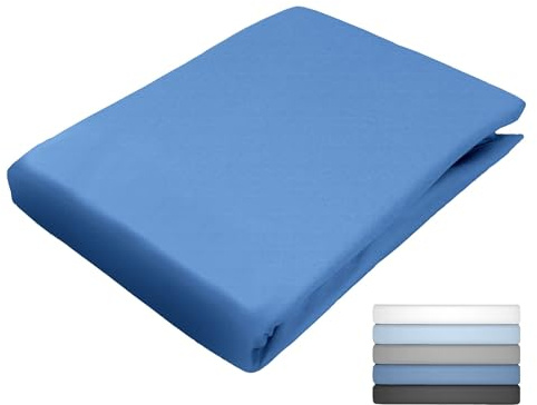 JACK Uni Spannbettlaken Satin 100x200 / 140x200 / 180x200 cm einfarbig Spannbetttuch viele Farben