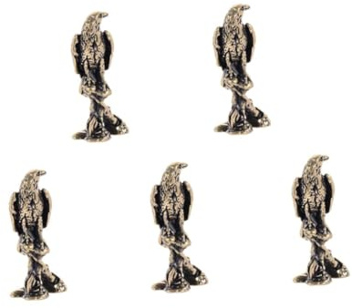 DECHOUS 5st Adler-Messing-Ornament Habicht Figur Adler Lampe Adler Figur Ausgestopftes Adler-plüschtier Adler-skulptur Adler-schattenlampe Adlerfigur Statue Miniaturadler