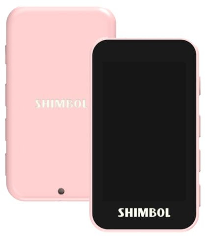 Shimbol CP5 Mini écran de moniteur à selfie – Moniteur de caméra arrière sans fil 2,2 pour iPhone & Android (Wi-Fi et Bluetooth), batterie 3h, idéal pour selfies et vlogs Rose