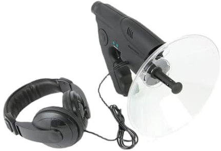 Parabolmikrofon Monokular 8X Lange Distanz Vögel Zuhören Plattform Richtmikrofon Vogel Hören Teleskop