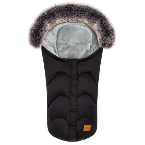 Fillikid Winterfußsack Lhotse Exklusiv, 35x80cm | Warmer Babyfußsack, Rundum-Reißverschluss, wind- & wasserabweisend, für Kinderwagen, Buggy & Babyschale