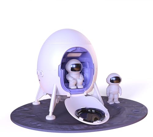 Nachtlichter Sternenprojektor Lunar Lander Design Atmosphärenlampe mit Fernbedienung 2 Timing-Modi für Zuhause Schlafzimmer Spielzimmer Dekoration Geburtstage Stromversorgung über USB