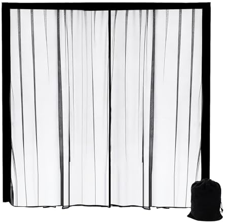 Moustiquaire magnétique opaque pour porte de camping-car 150 x 109 cm
