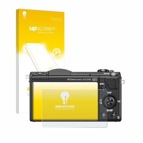upscreen Schutzfolie für Sony Alpha 5100 (DSLR-A5100) | Entspiegelter Displayschutz Made in Germany Anti-Reflex Displayschutz-Folie Matt Anti-Fingerprint