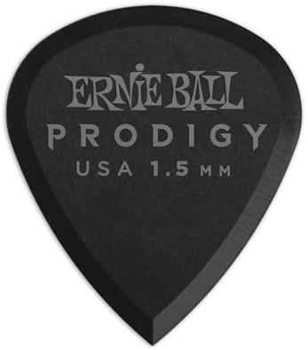 Ernie Ball P09200 1.5mm Mini Prodigy Picks 6-Pack, Grey