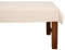 FILU Tischdecke 140 x 240 cm Beige/Weiß gestreift (Farbe und Größe wählbar) - hochwertig gefertigtes Tischtuch aus 100% Baumwolle