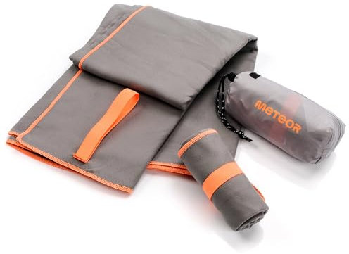 meteor Mikrofaser-Handtuch, auch als Badetuch für Sport oder Strand, Reise, schnell trocknend, leicht, platzsparend, für Kinder, Männer, Frauen