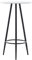vidaXL Bartisch Bistrotisch Stehtisch Esstisch Tisch Partytisch Küchenbartisch Küchentisch Tresentisch Bartresen Weiß 60x107,5cm MDF