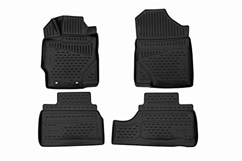 Element Passgenaue Premium Antirutsch Gummi Fußmatten - Toyota Yaris