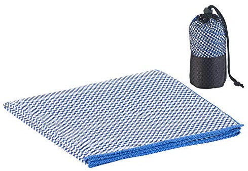 PEARL Reisehandtuch nachhaltig: Schnelltrocknendes, leichtes Bambus-Handtuch, nachhaltig, 80 x 40 cm (Bambus Reisehandtuch, Handtuch Haare, Schnelltrocknende Handtücher)