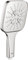 GROHE Rainshower SmartActive 130 Cube - Handbrause (wassersparend, 3 Strahlarten, Antikalk-System), supersteel, 26582DC0