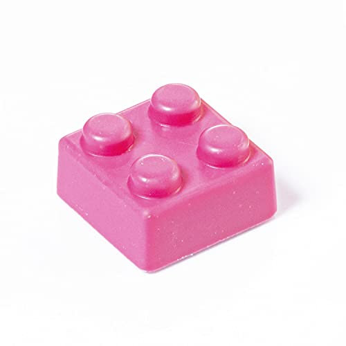 MARTELLATO 525055 Baustein Pralinenform Polycarbonat-Schokoladenform für Pralinen-Abmessungen 2,5 x 2,5 x 1,8 cm-28 Stück