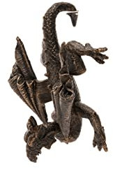 Pot Buddies Handmade Dragon Figure Plant Pot Hanger - Decorative Hanging Garden Ornament - Flower Planter Figurine