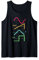 Synthesizer Techno Modular Synth Analog Nerd Tank Top