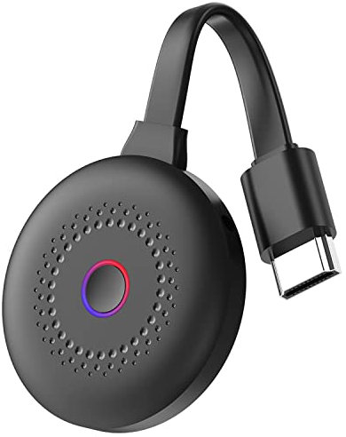 Dongle D'affichage Wifi, Adaptateur HDMI sans fil 1080p pour Diffusion Vidéo de Fichiers D'image, Récepteur TV en Streaming Compatible avec Android/Windows/iOS/Mac, Mise en Miroir vers TV/Projecteur