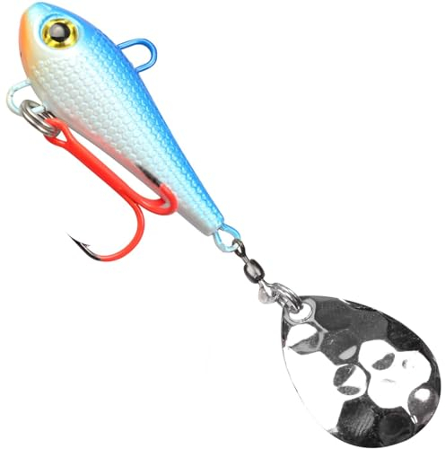 Seika Pro Raubfischköder zum Spinnangeln & Jiggen 17g Bleikopfspinner Musashi Slim, Farbe:Flashing Leak