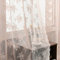 Kotile Blush Pink Floral Sheer Vorhänge für Mädchen Schlafzimmer – Premium gewellter Rand Country Floral Sheer Vorhänge 248 cm Länge, Stangentasche, Makramee-Spitzenpaneel, 2 Paneele, Rouge