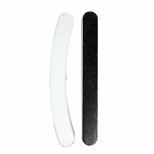 Nail Buffer 6 Way Professional Double Sided Buffer Set Natural And Artificial Nail Buffers For Buff Shine Polish Manicure Pedicure Equipment Tool Salon Supplies Home Accessories 18x1.5x2cm (Pack Of 2)