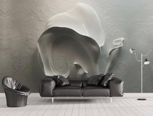 Fototapete 3D Effekt Kinderzimmer Deko Calla-Lilien-Zementwand Tapete Wandbild Tapeten Für Wohnzimmer Schlafzimmer -HUI257865 400x280cm