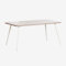SKLUM Rechteckiger Gartentisch 160x90 cm aus Glas und Aluminium Arhiza -