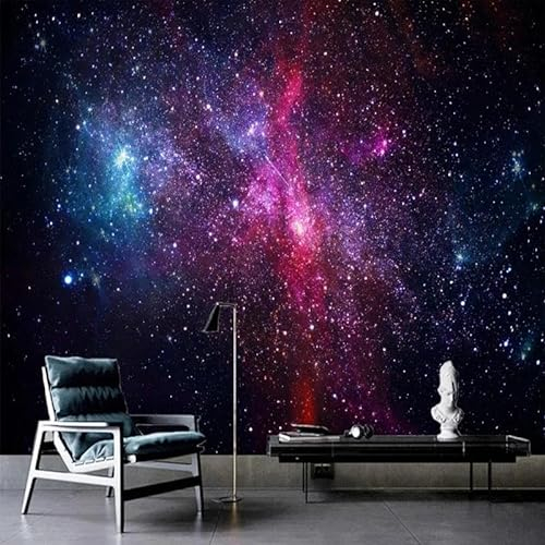 TANYANG Benutzerdefinierte Jede Größe Nachthimmel Universum Sterne Galaxie Decke 3D Foto Wandgemälde Für Schlafzimmer Wohnzimmer Tv Sofa Hintergrund Tapete 430Cm(W)×300Cm(H)