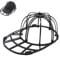 Baieye Lavadora de Gorras de Béisbol,Soporte Protector para Gorras de Béisbol,Uso en Lavavajillas y Lavadora,Evita la Deformación de la Gorra,Niños y Adultos(Negro)