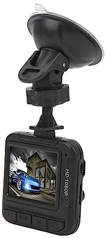 Dashcam, 1080P HD 1,6“ Farbdisplay Dash Cam, Schleifenaufzeichnung Autofahren Recorder mit Bewegungserkennung und Halterung für sicheres Fahren